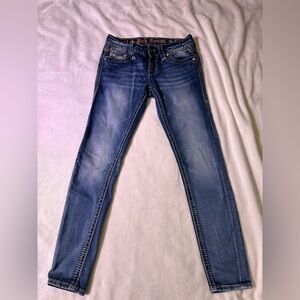 Rock Revival Women's Dark Blue Skinny Jeans